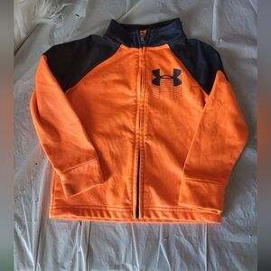 Under Armour Kids Orange and Black Jacket, Size 24 Month